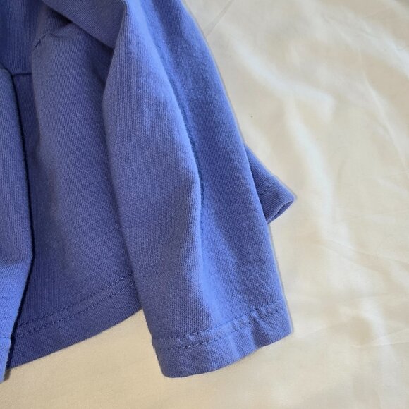 GYMBOREE Jacket Lilac Blue Double Button Embroidery Floral Size 5 Coat - Picture 5 of 7